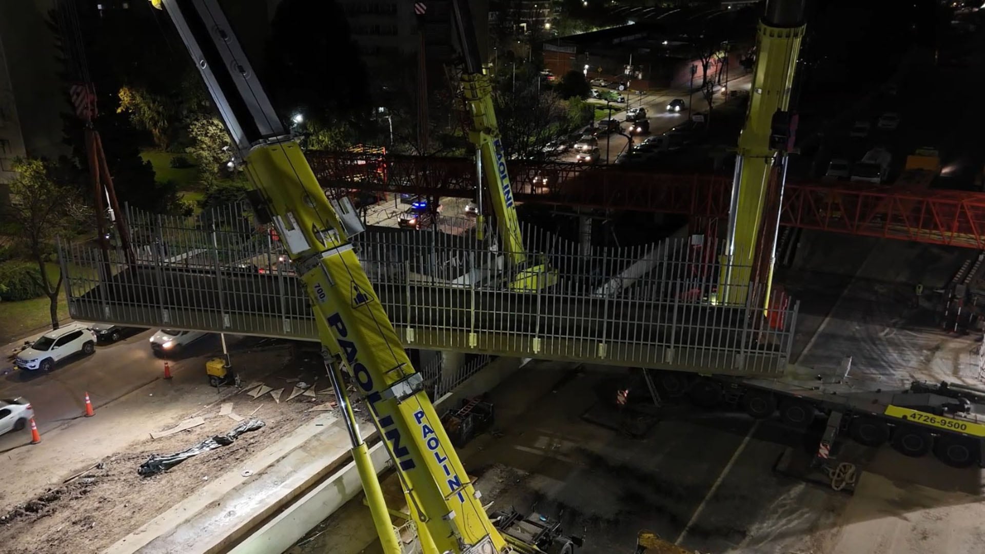 Las obras comenzaron hoy a las 7