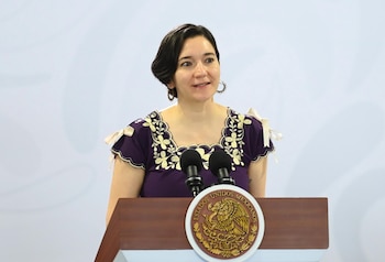 La Maestra Marcela Figueroa Franco es titular del Secretariado Ejecutivo del Sistema Nacional de Seguridad Pública. (Presidencia)