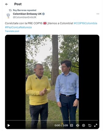 Roy Barreras anuncia que habrá