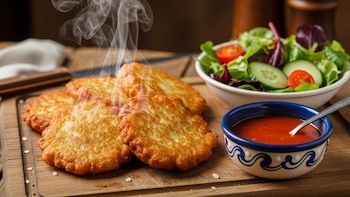 Tortitas de papa checas: receta fácil para ver el partido México vs. Chequia en casa