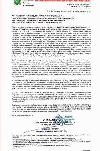 Colectivo de Sobrevivientes del caso