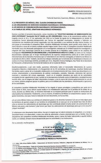 Colectivo de Sobrevivientes del caso