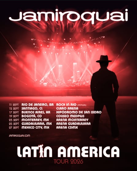 La gira de Jamiroquai conmemora los 30 años de Virtual Insanity y anticipa el lanzamiento de un nuevo álbum de estudio - crédito@jamiroquai/Instagram