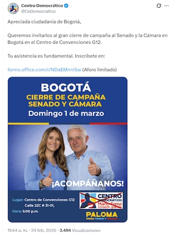- crédito @CeDemocratico/X