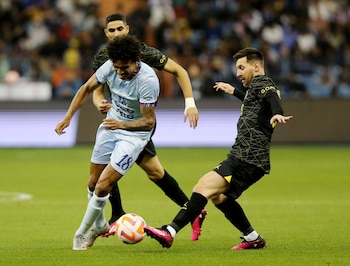 Messi ya disputó un partido en Arabia Saudita esta temporada: el amistoso frente al Riyadh Season (Foto: Reuters)