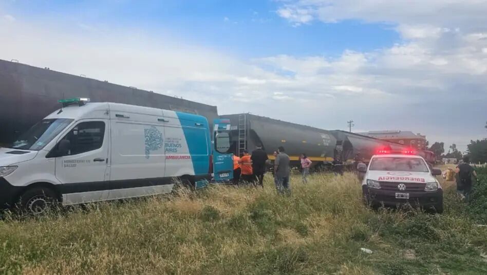 El accidente ferroviario ocurrió en las vías de Corrientes, entre Brandsen y General Paz, en la ciudad de Bahía Blanca (La Nueva)