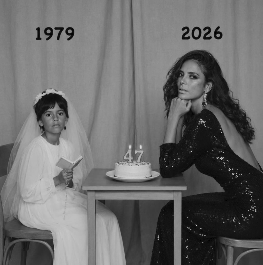 La fotografía sorprendió a sus seguidores, pues la famosa no tiene ningún tabú con la edad - crédito Viña Machado / Instagram