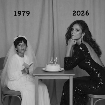 La fotografía sorprendió a sus seguidores, pues la famosa no tiene ningún tabú con la edad - crédito Viña Machado / Instagram