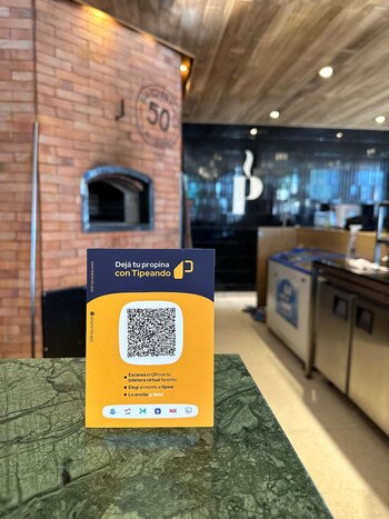 Los clientes en un restaurante