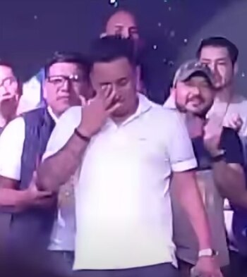 Christian Cueva lloró al pedir