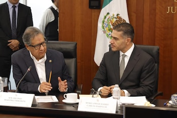 El secretario de Seguridad afirmó que los ataques estadounidenses en mares mexicanos ni siquiera se han puesto sobre la mesa.