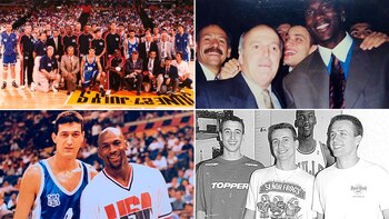 relación con los basquetbolistas argentinos y Jordan