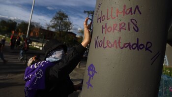 Las manifestantes pedían la renuncia