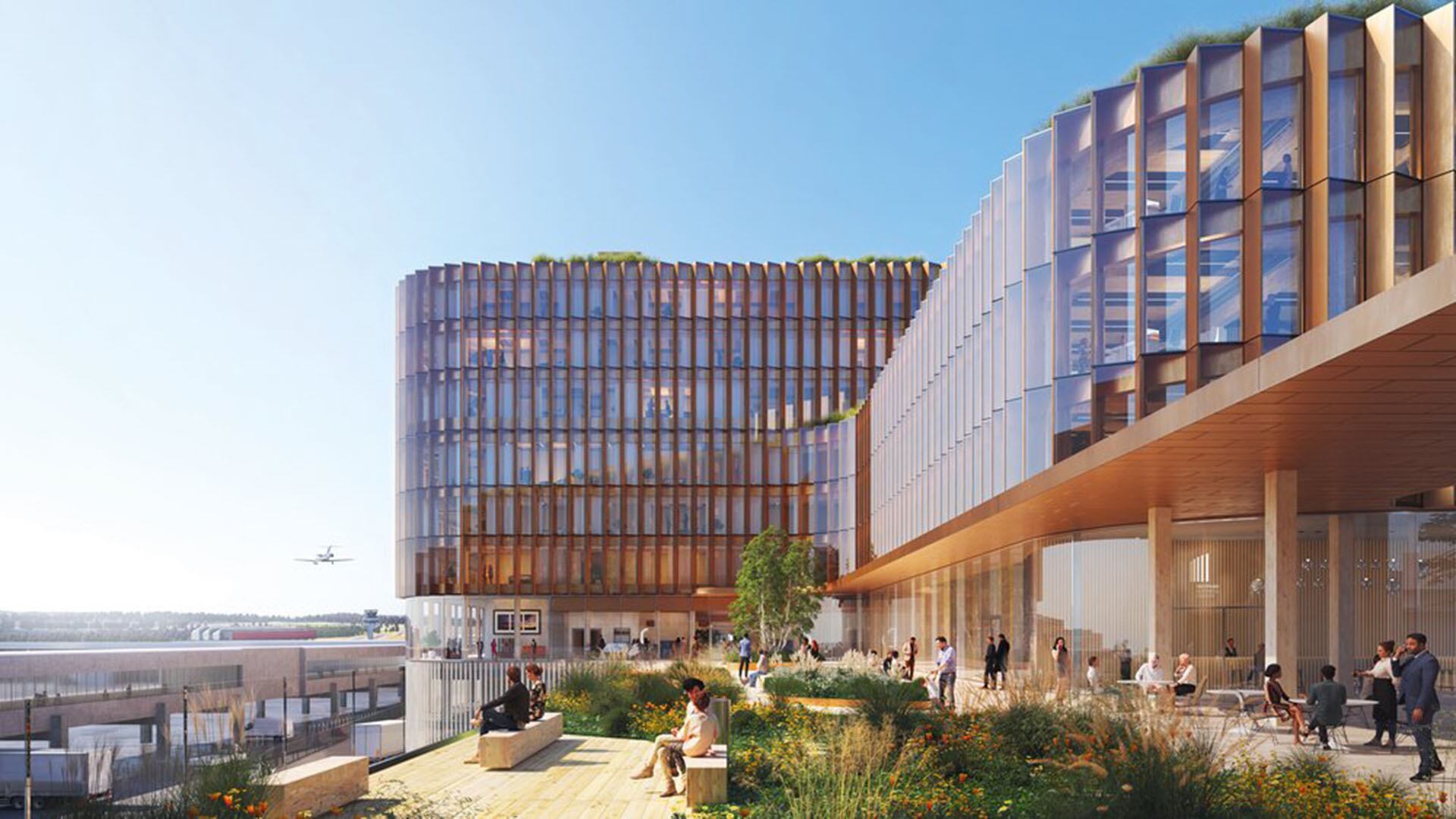 Luxemburgo marca tendencia con Skypark Business Center, un edificio híbrido de madera que prioriza la sostenibilidad