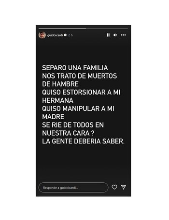 Guido Icardi volvió a la