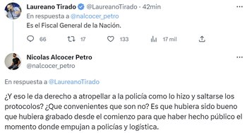 Nicolás Alcocer dice que no grabó todo el altercado con Barbosa