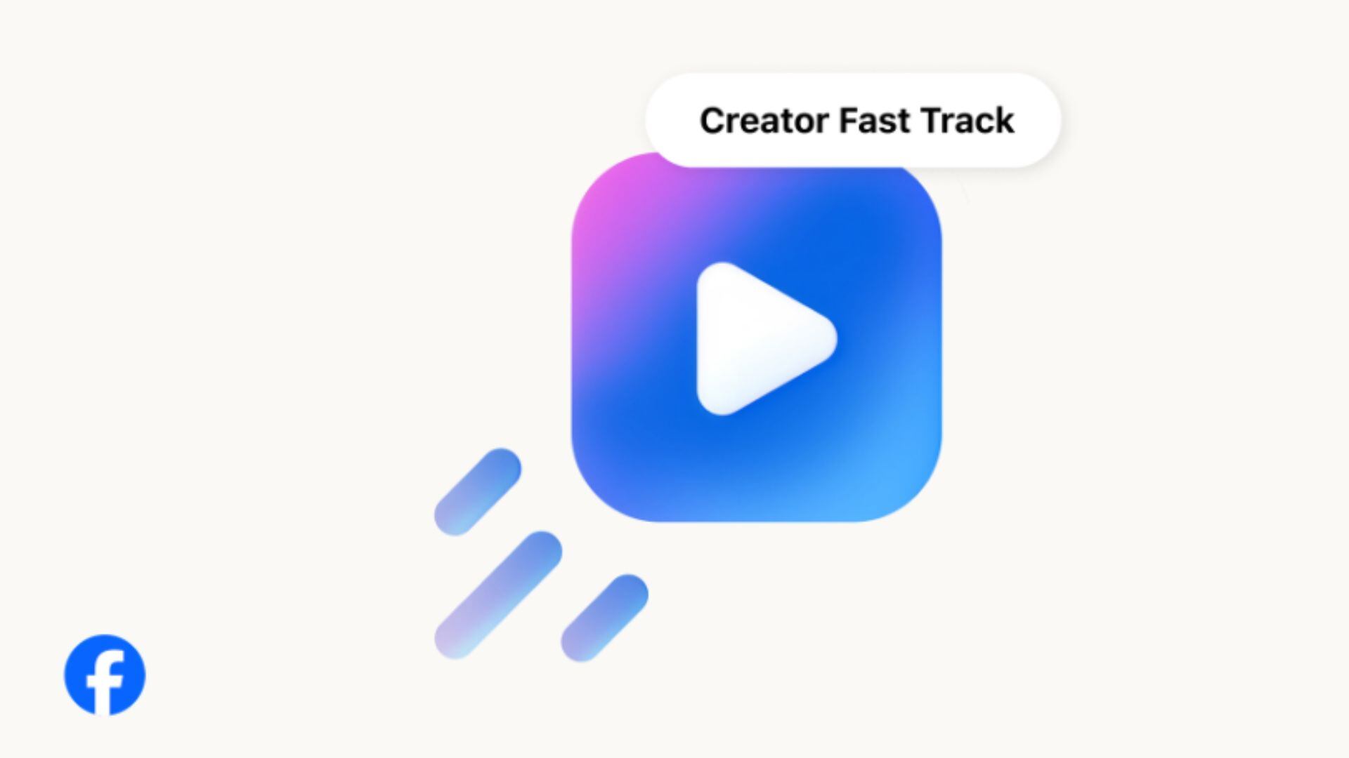 Facebook lanzó Creator Fast Track, un programa de monetización para creadores. (Facebook)