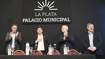 Kicillof junto al ministro de