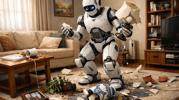 Robot destroza un Airbnb y el propietario de la casa pide 12.000 dólares de compensación