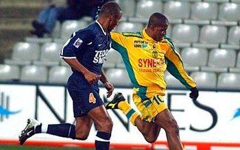 El colombiano, en un partido