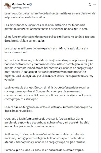 - crédito @petrogustavo/X