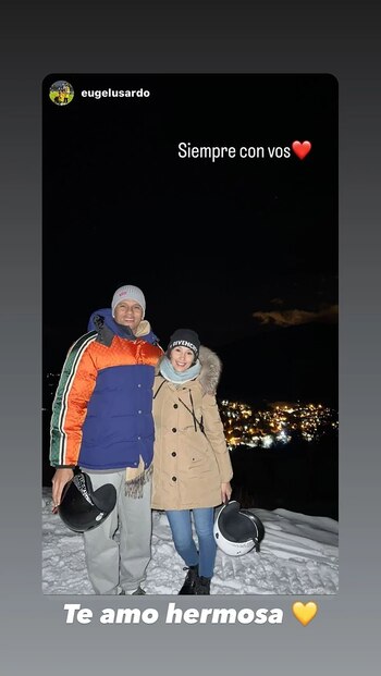 Marcos Rojo en un posteo