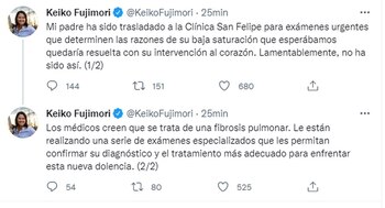 Alberto Fujimori con problemas de