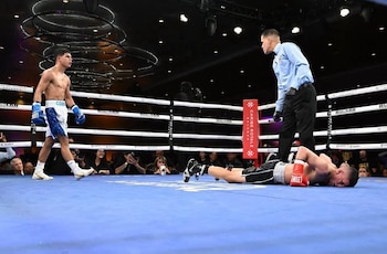 Jordan Orozco alcanzó su victoria profesional número 18 por nocaut tras vencer a Yusniel Abrahante en Orlando. (Foto: Redes de "Cobra" Orozco)