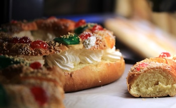 Roscón de Reyes relleno de