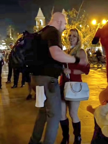 La cantante fue vista en