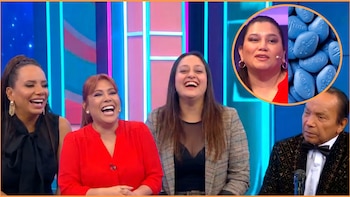 Melcochita niega usar Viagra en vivo y su joven pareja lo confirma con fuerte confesión íntima: “Me siento bien”
