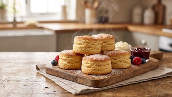 Receta de scones de yogur, rápida y fácil