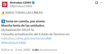 (X: @MetrobusCDMX)