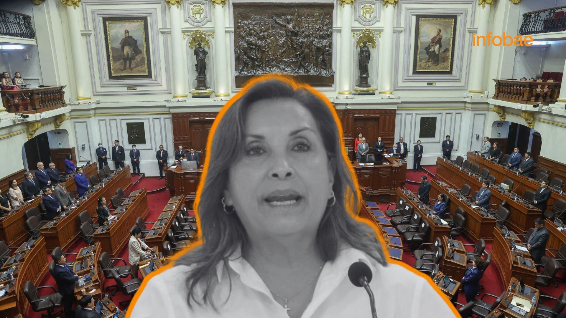 Mandataria se pronunció a favor de debatir la pena de muerte en el Perú. | Fotocomposición: Infobae Perú (Camila Calderón) /Presidencia /Andina