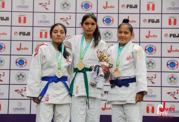 La delegación cadete de judo