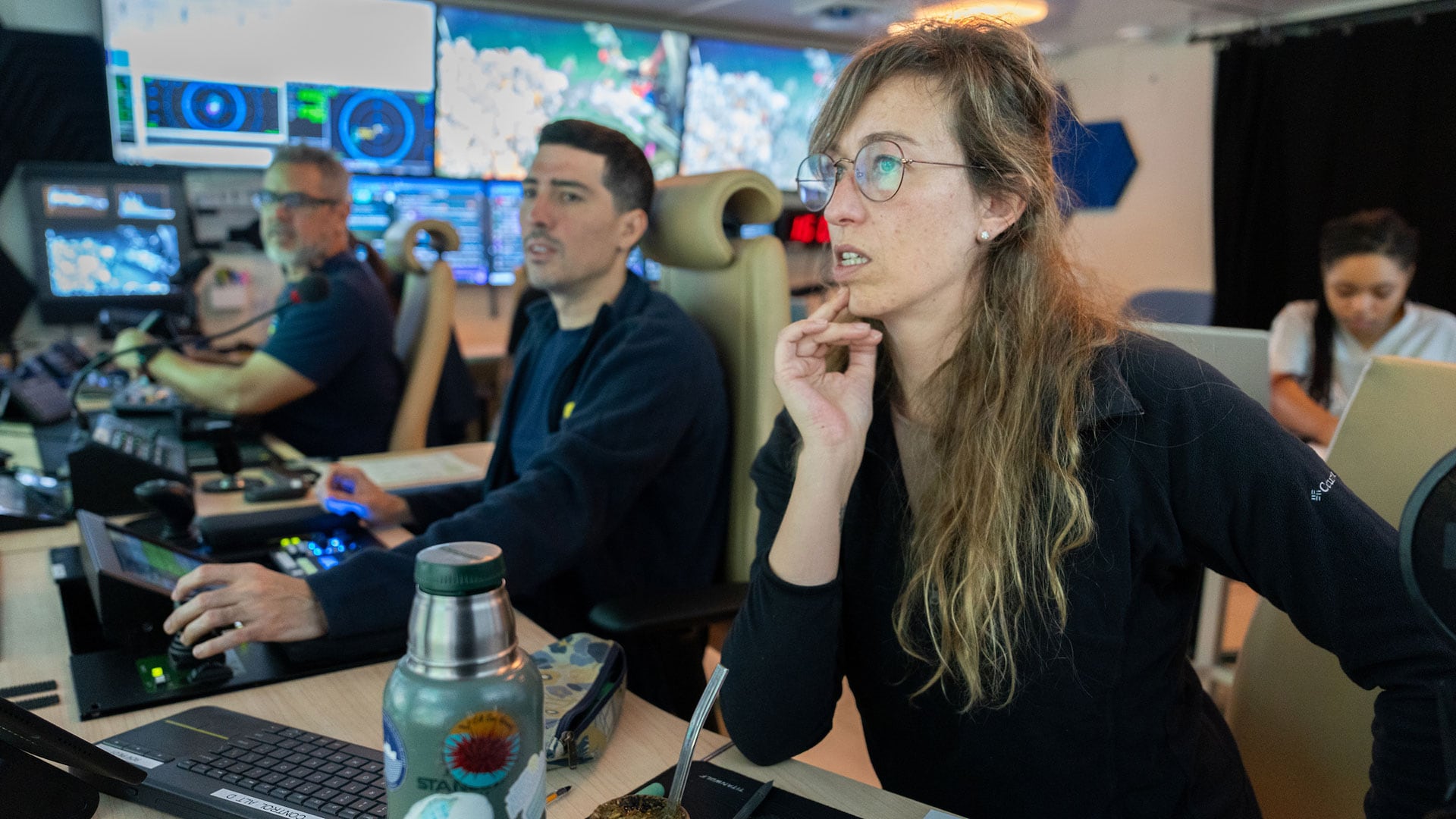 La expedición fue liderada por la investigadora argentina María Emilia Bravo (Misha Vallejo Prut / Schmidt Ocean Institute)