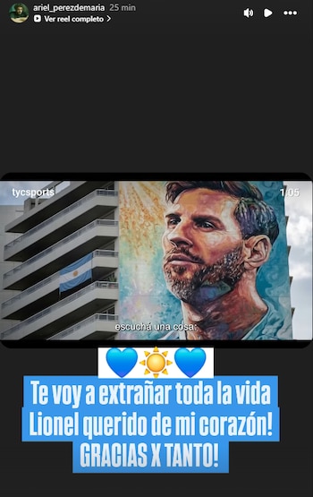 Famosos despedida Lionel Messi