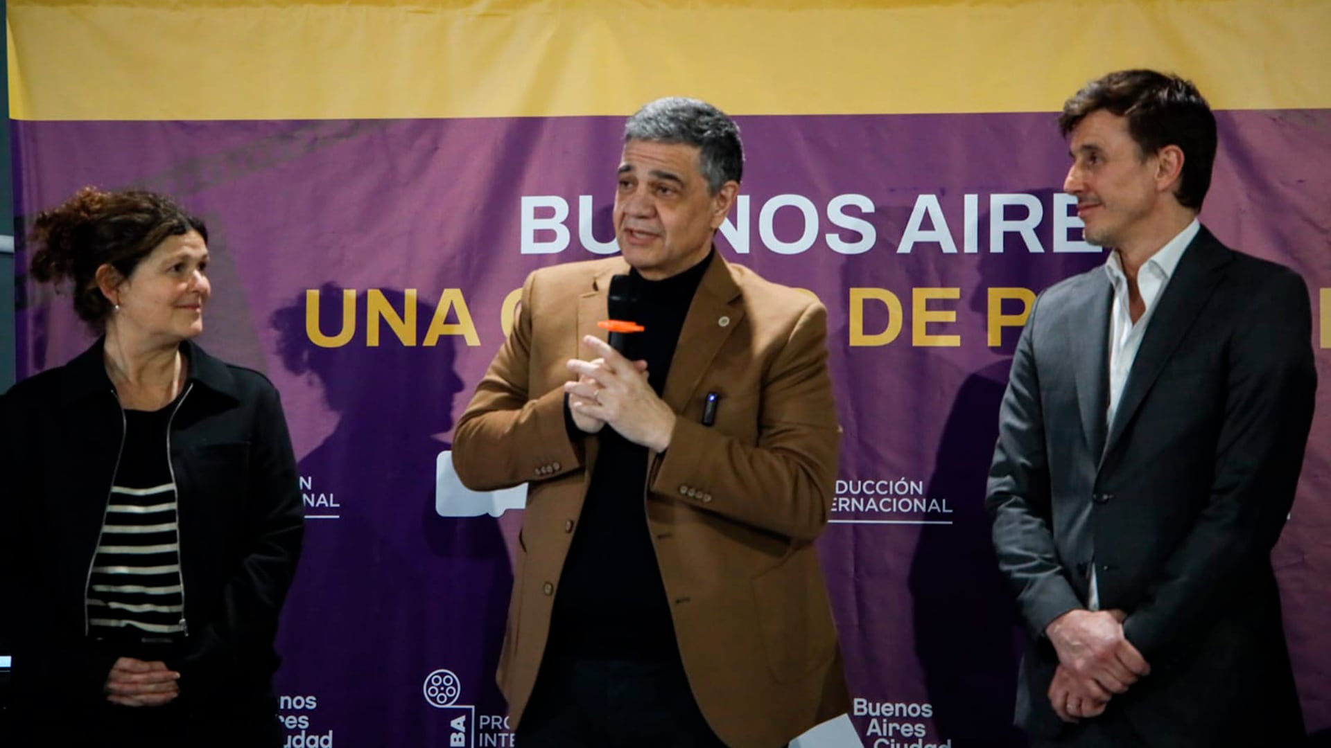 García Moritán, junto al jefe de Gobierno de CABA, Jorge Macri, cuando el empresario era ministro de Desarrollo Económico porteño
