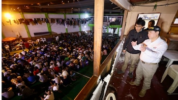 Ministro Arana participaba en megaoperativo