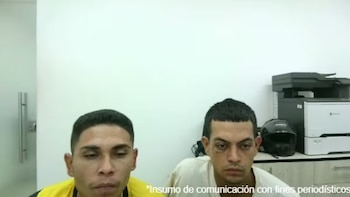 Los criminales fueron presentados ante un juez que los envió a prisión - crédito Fiscalía General de la Nación