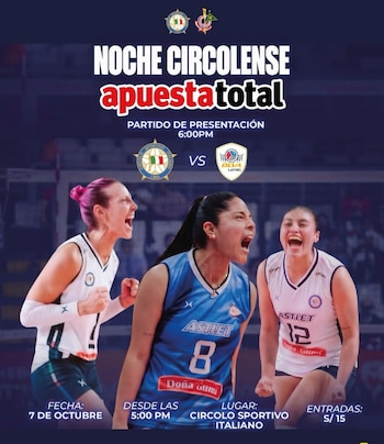 Circolo Sportivo Italiano se medirá con Olva Latino en su noche de presentación.