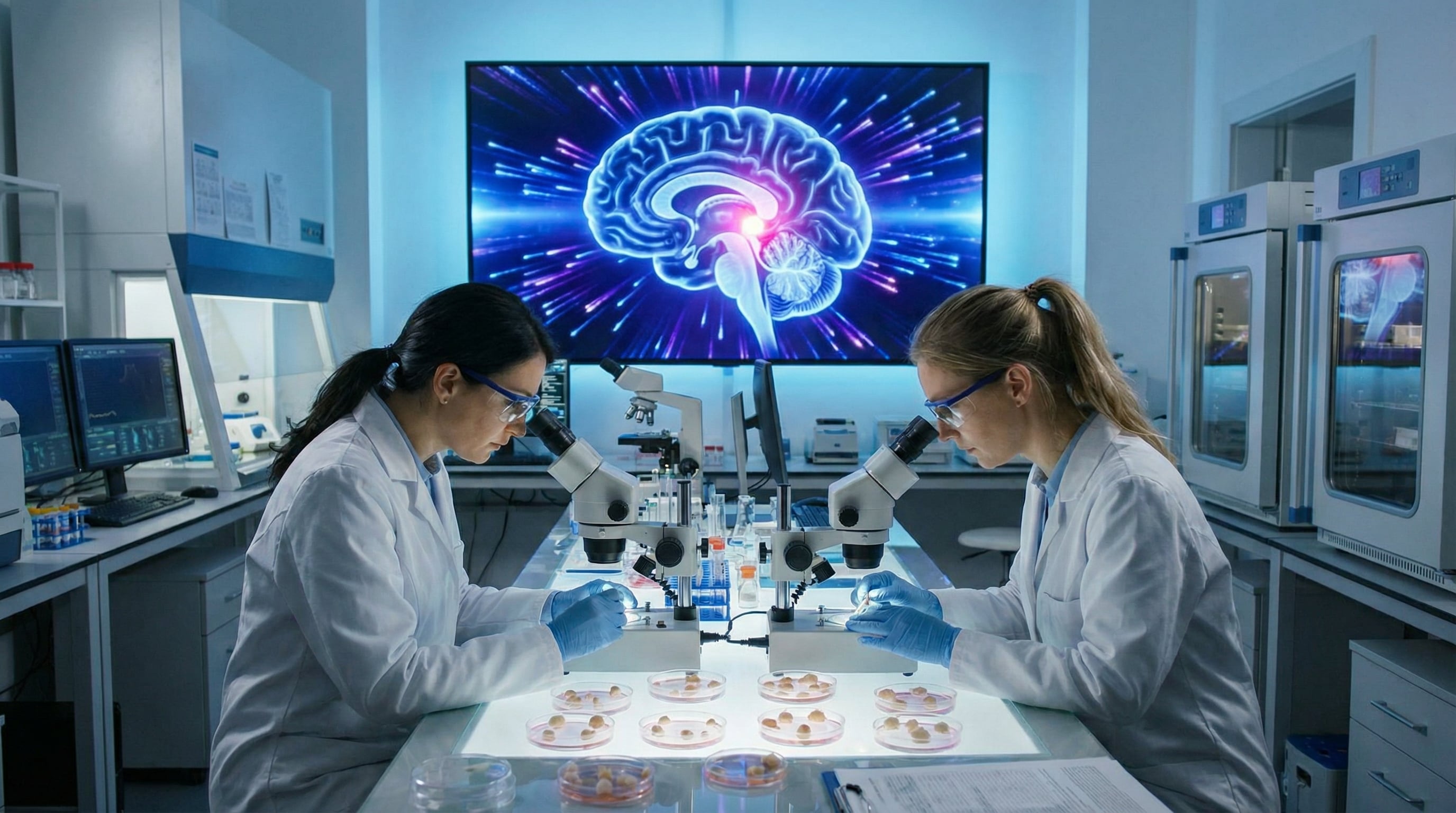 Organoides cerebrales lograron mantenerse en cultivo durante casi seis años, el período más largo documentado hasta ahora en laboratorio (Imagen Ilustrativa Infobae)