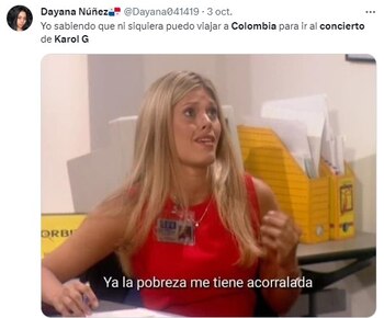 Memes boletería de Karol G