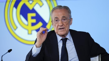 Florentino Pérez, en su primera intervención tras su polémica rueda de prensa: “He conseguido más Champions que en toda la historia del FC Barcelona”
