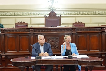 La defensora provincial Jaquelina Balangione