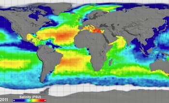Los cambios de salinidad como