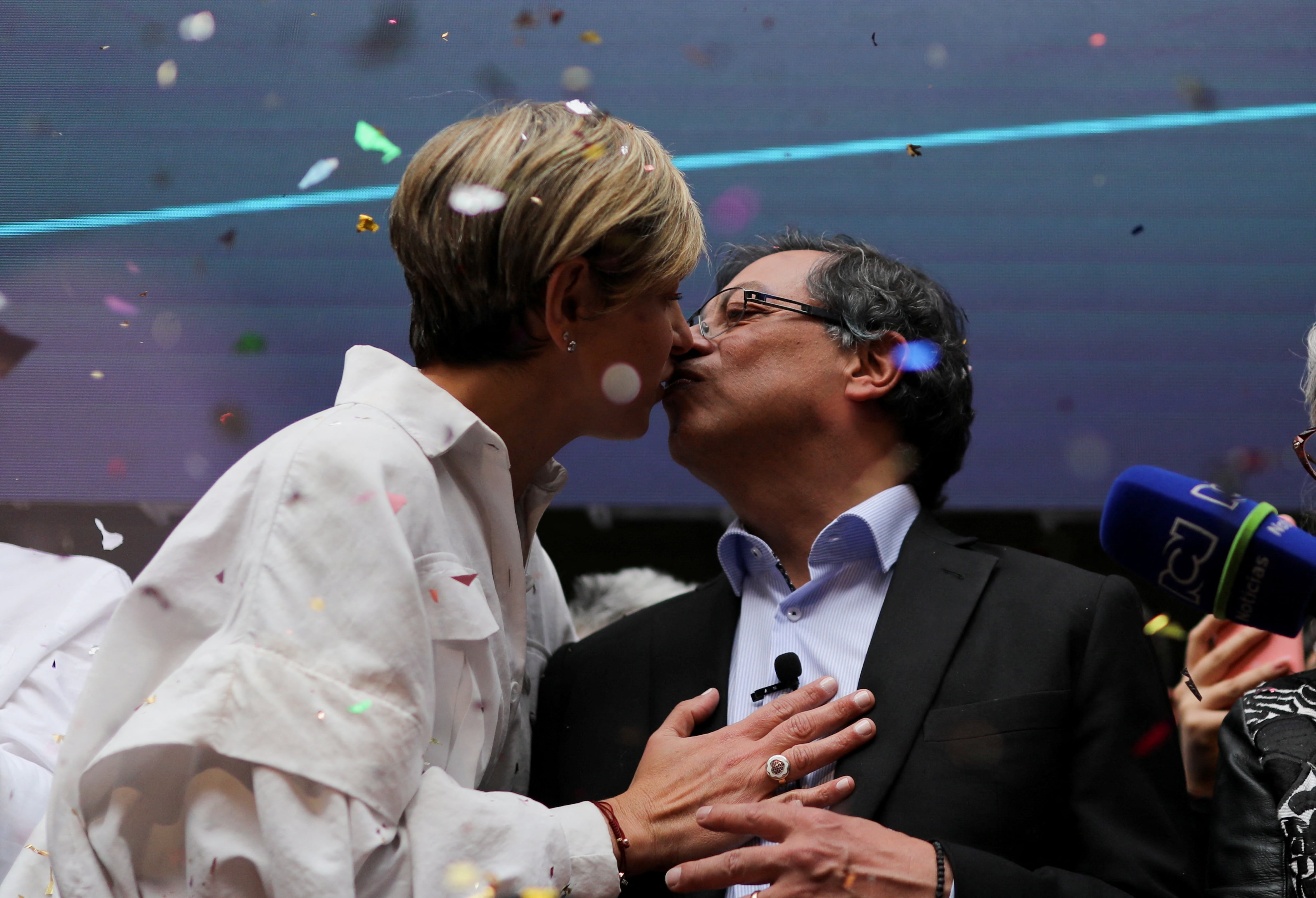 Andrea Petro se refirió a la relación de Gustavo Petro con Verónica Alcocer y cuestionó el papel que desempeñó como Primera Dama. - crédito REUTERS/Luisa Gonzalez