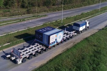 Los equipos, cuando eran trasladados