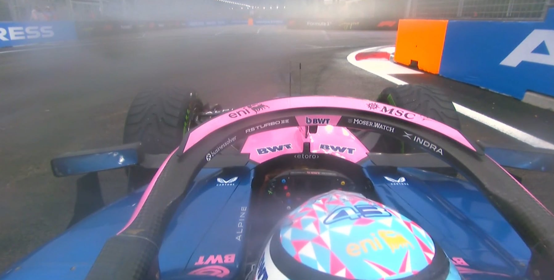 Colapinto abandonó en la Sprint de Singapur: Alpine se apagó tras safety car