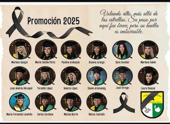 La lista oficial de víctimas